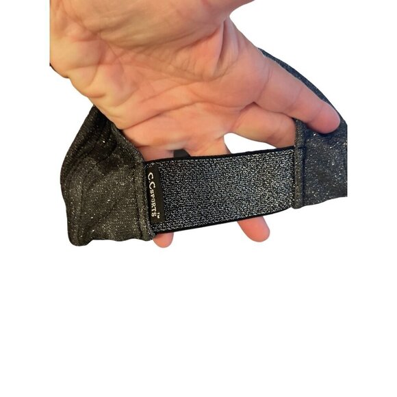 C C Womens Hats One Size Gray Metallic Extremely Comfy Fit Ponytail - Picture 9 of 9